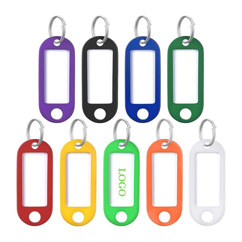 Colorful Plastic Key Tags - Miss Promotion