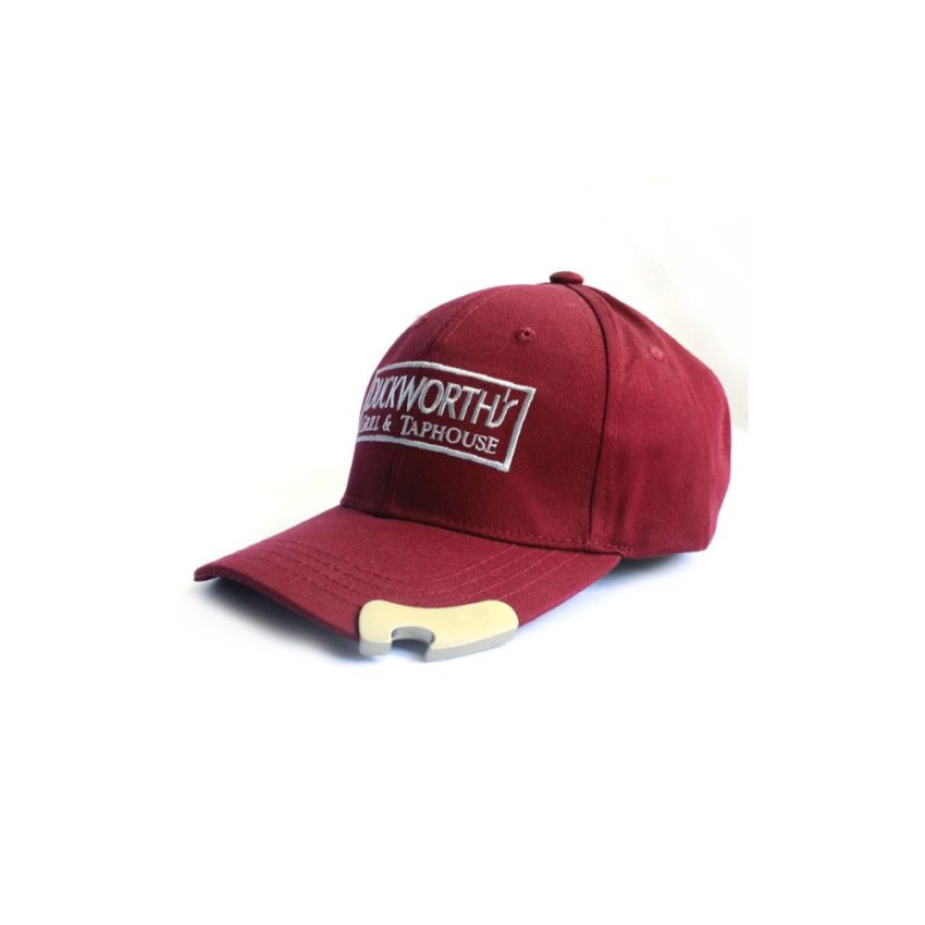 Embroidered Cap With Bottle Opener