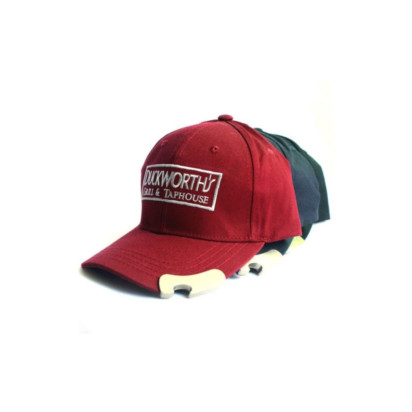 Embroidered Cap With Bottle Opener